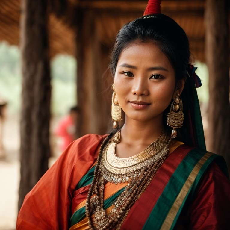 An example of a sexy Bamars woman