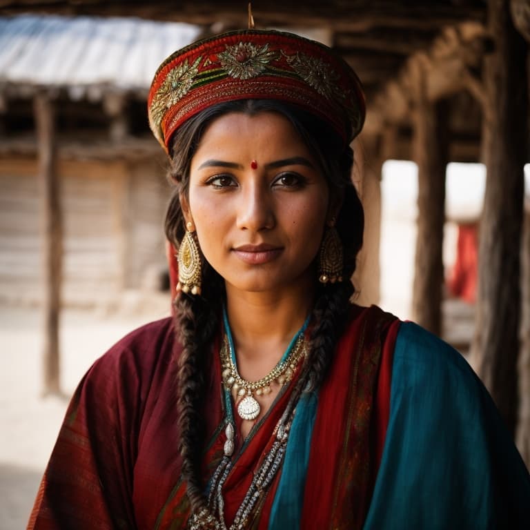 An example of a sexy Burusho woman