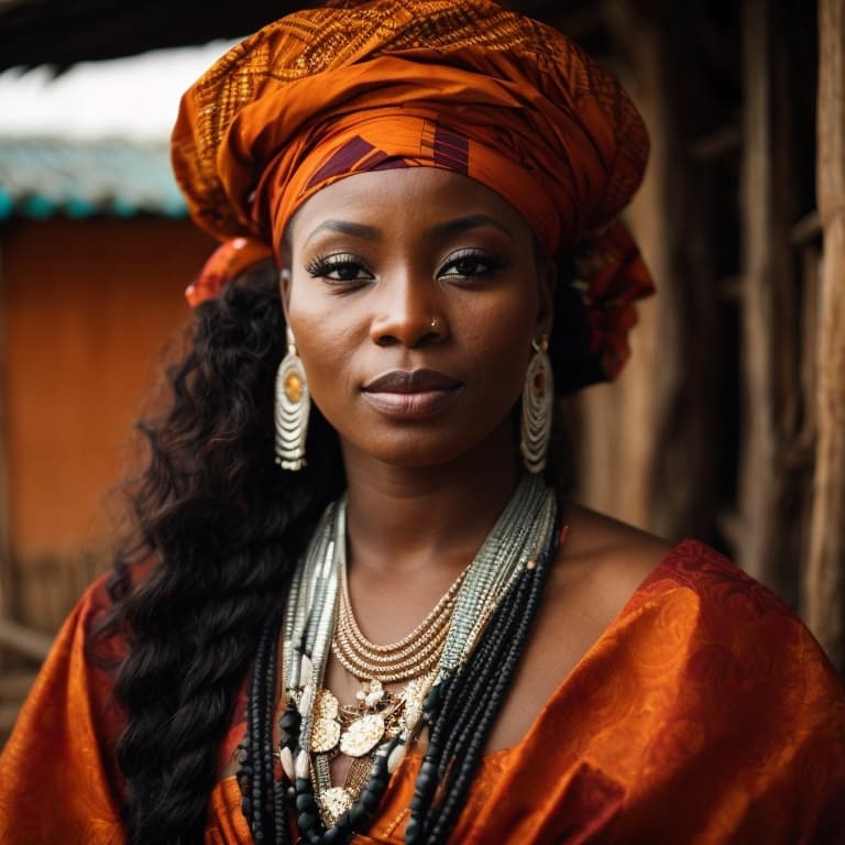 An example of a sexy Ekoi woman