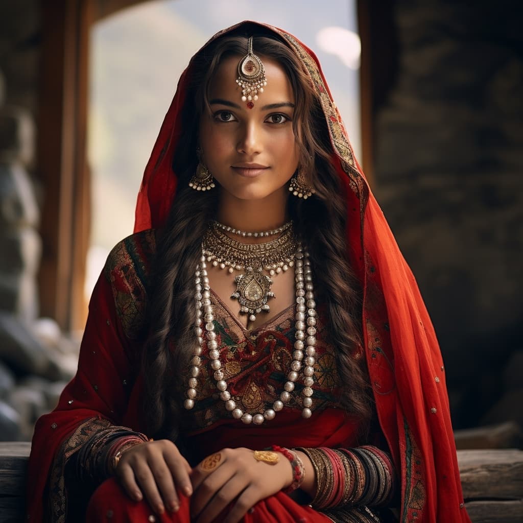 An example of a sexy Garhwalis woman