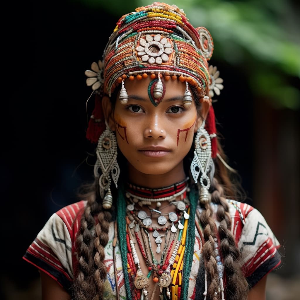 An example of a sexy Garos woman