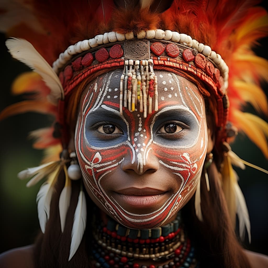 An example of a sexy Huli woman