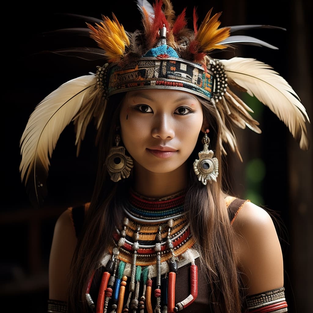 An example of a sexy Iban woman