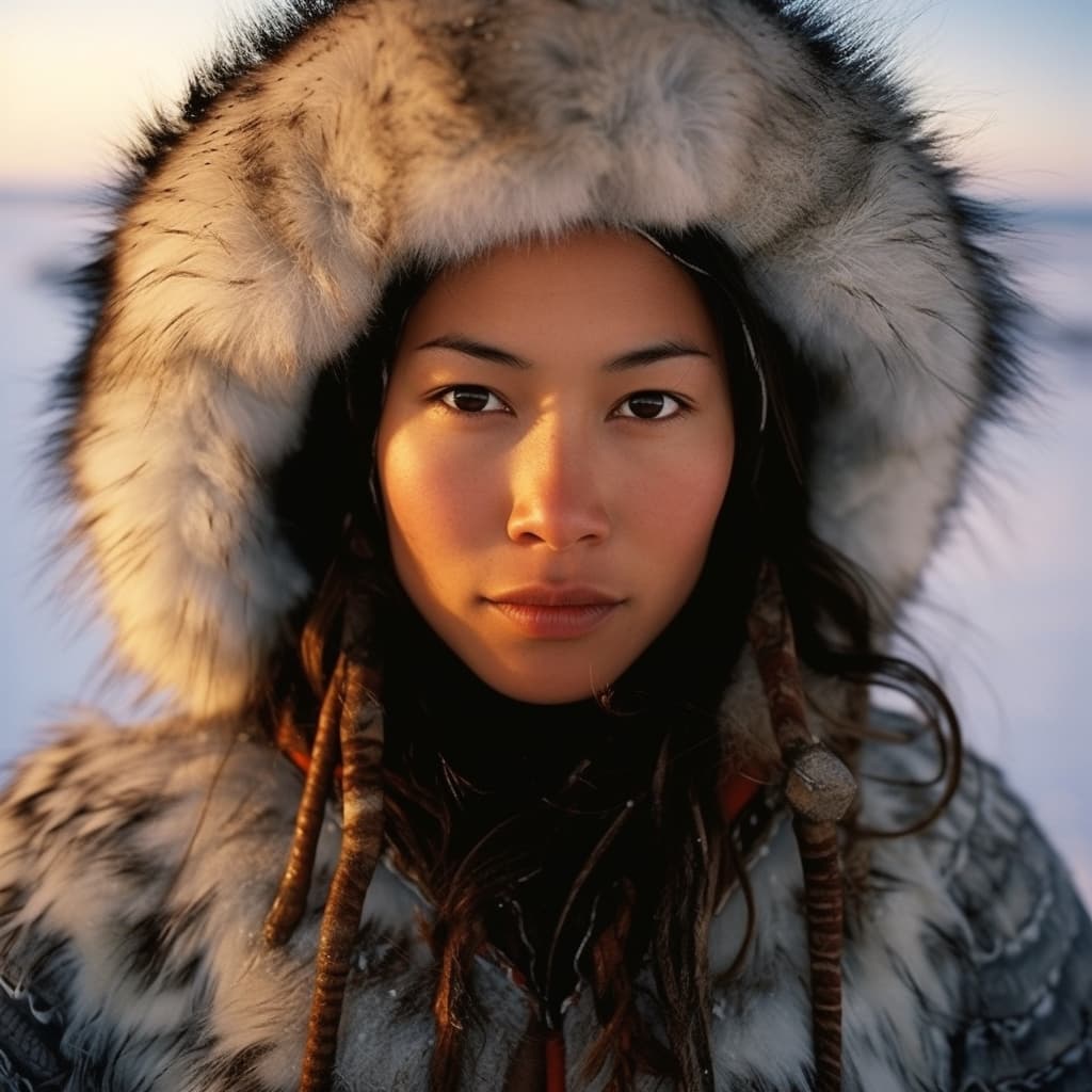 An example of a sexy Inuit woman
