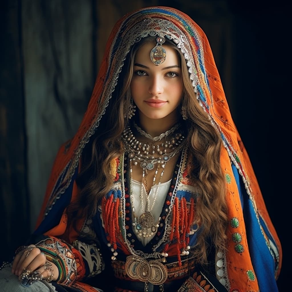 An example of a sexy Karachays woman