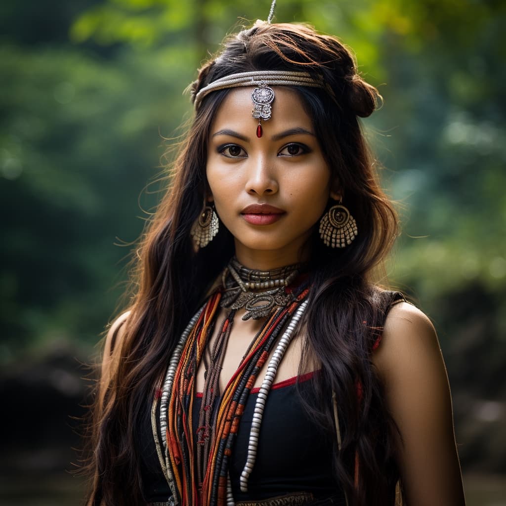 An example of a sexy Karbi woman