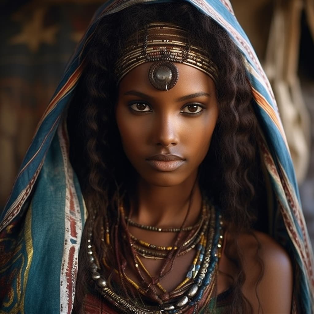 An example of a sexy Kunama woman