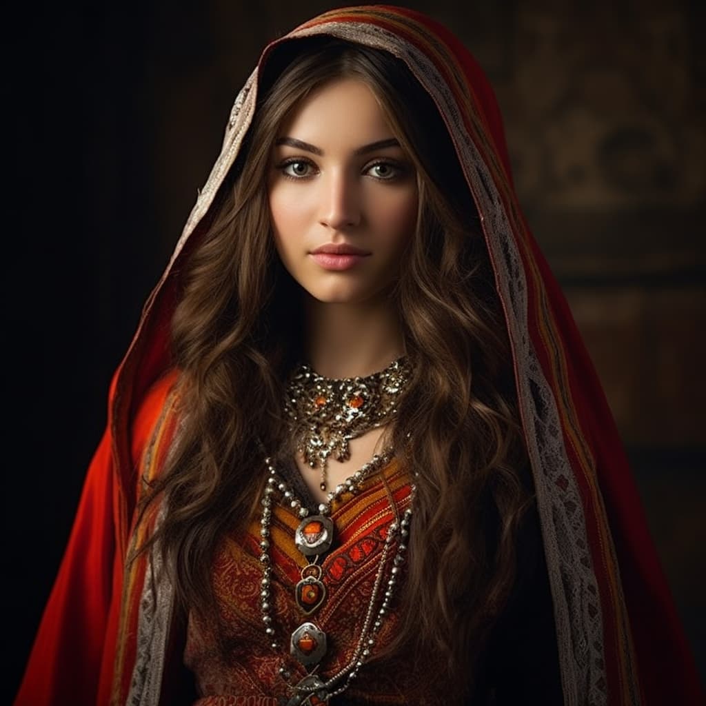 An example of a sexy Lezgins woman