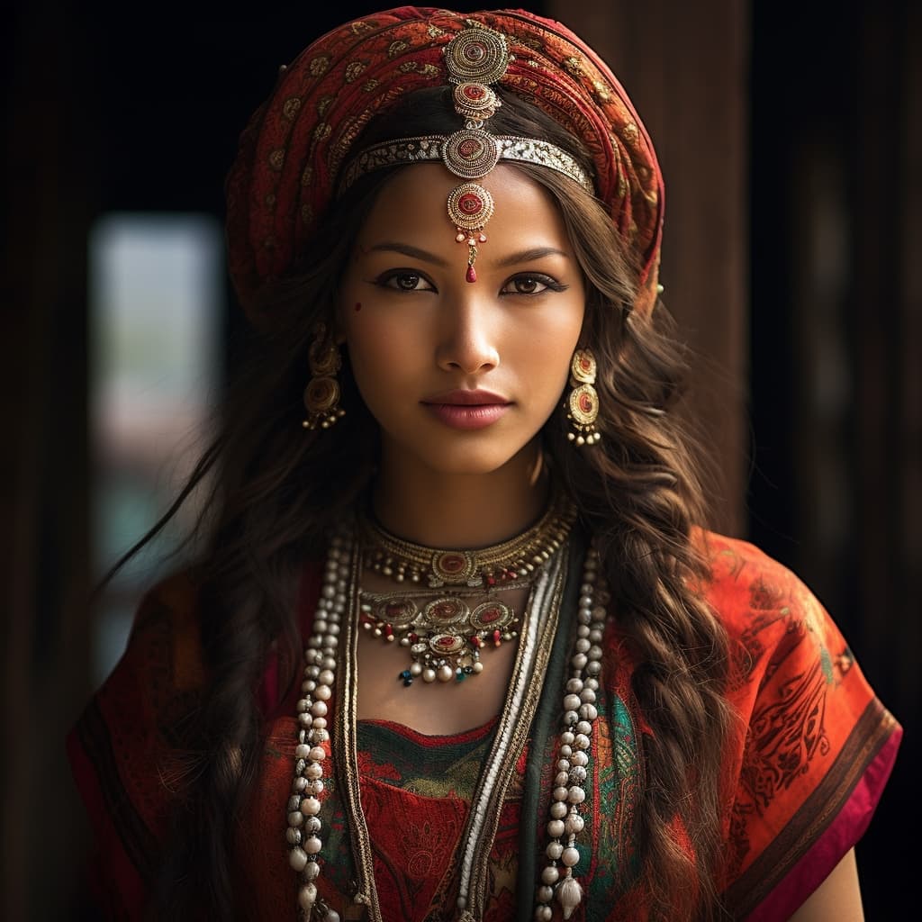 An example of a sexy Magars woman