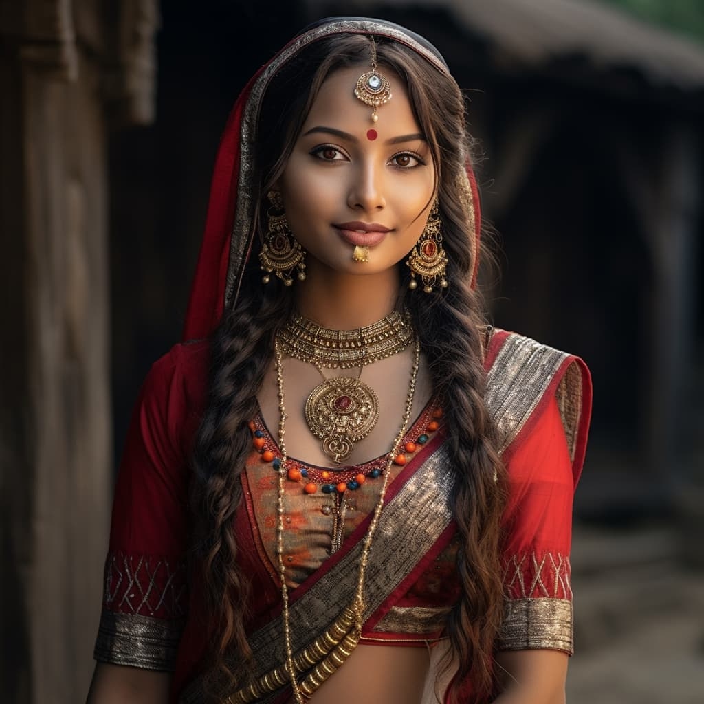 An example of a sexy Maithils woman