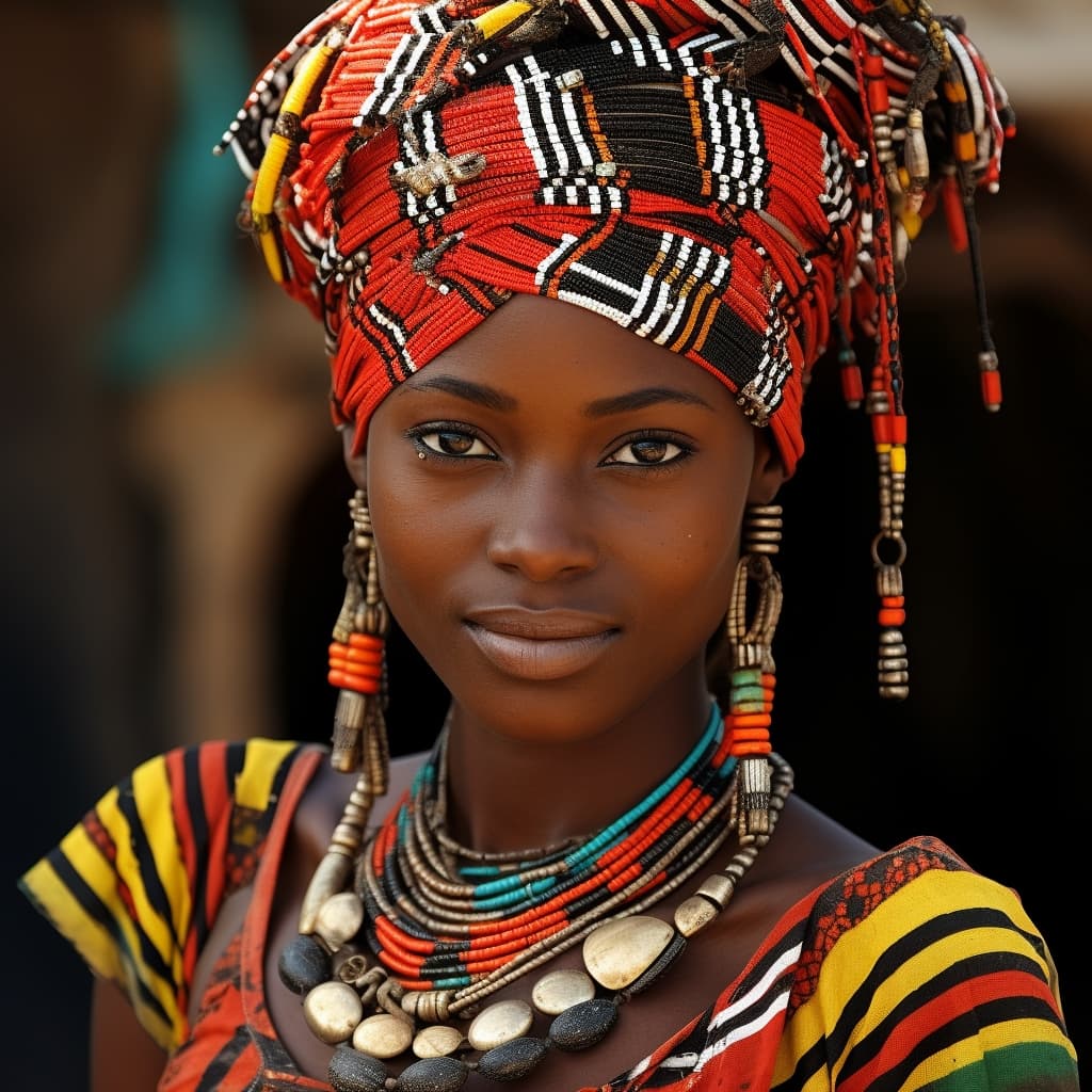 An example of a sexy Manjak woman