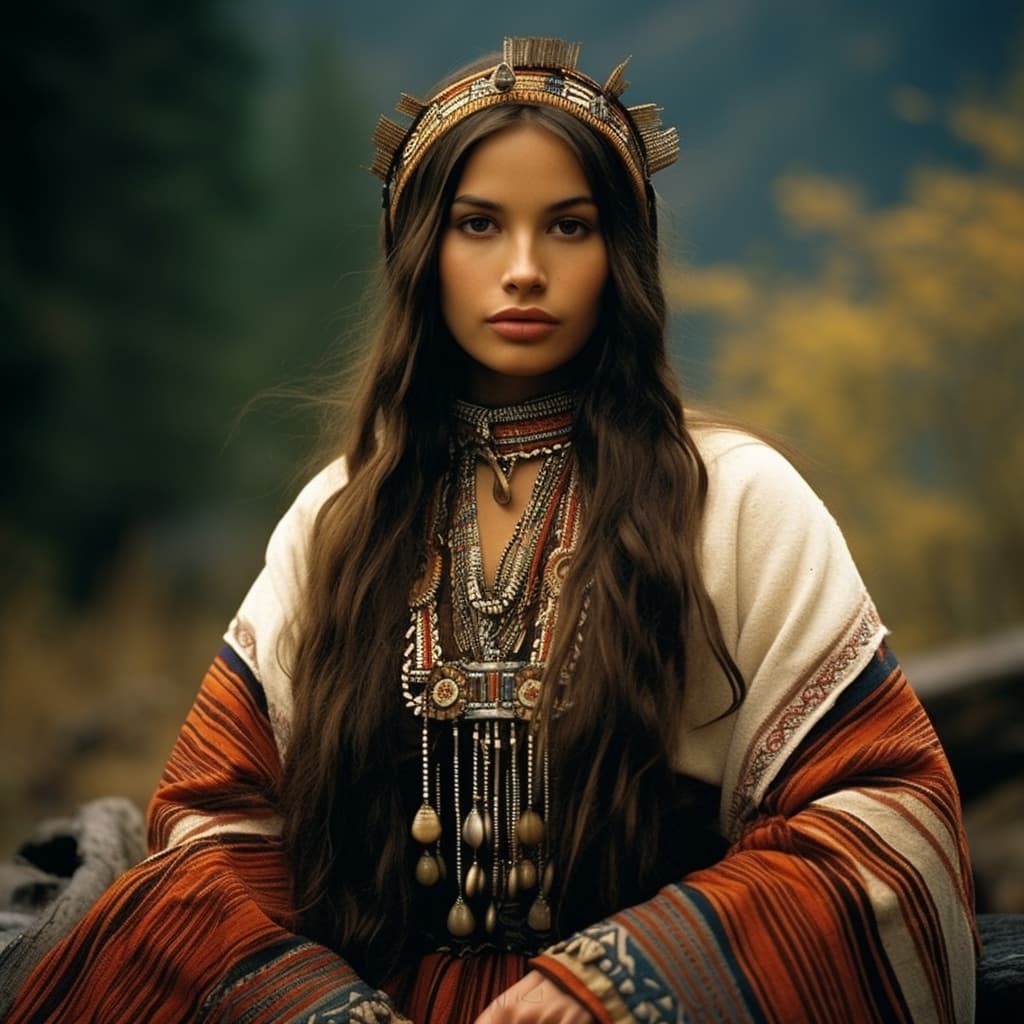 An example of a sexy Mapuche woman