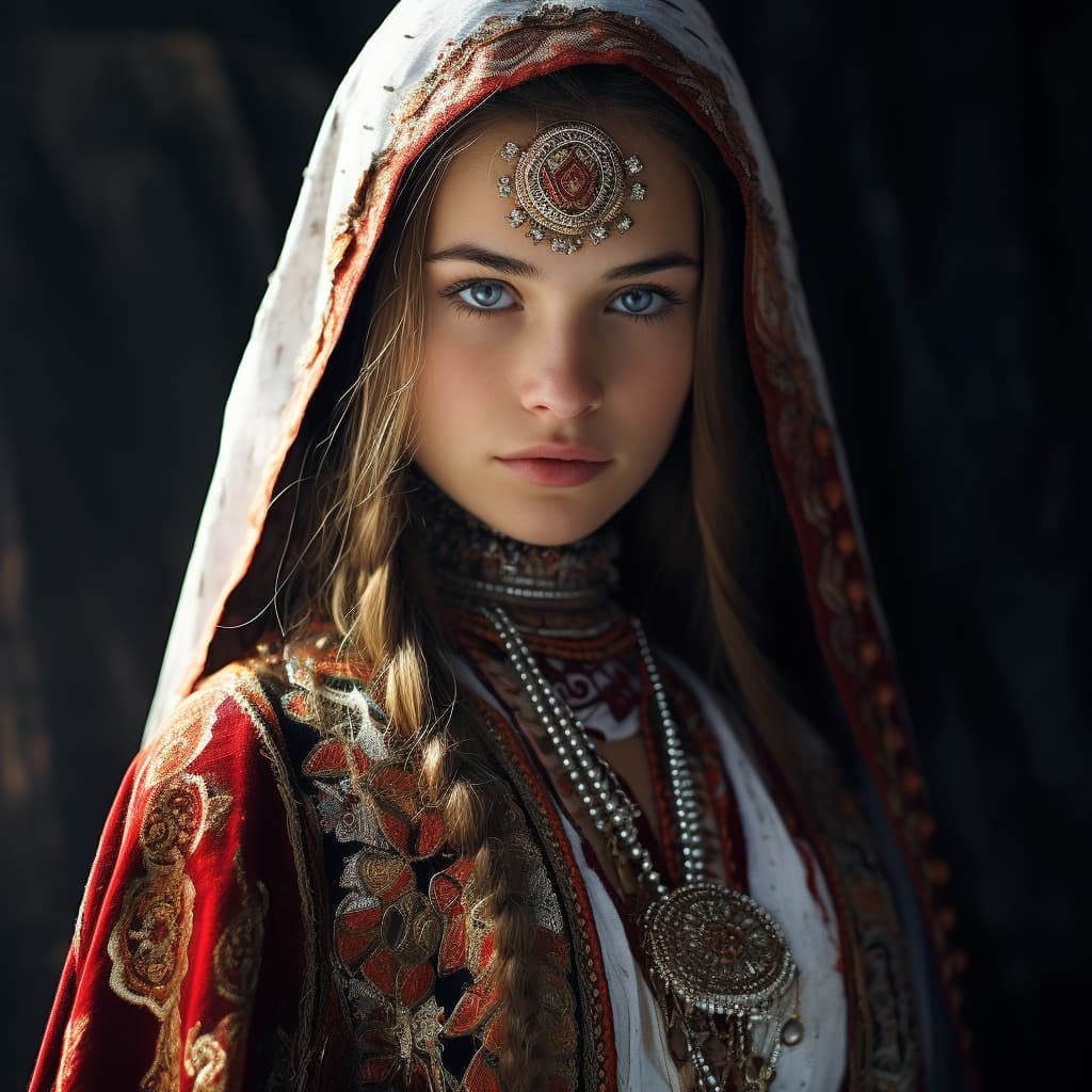 An example of a sexy Mari woman