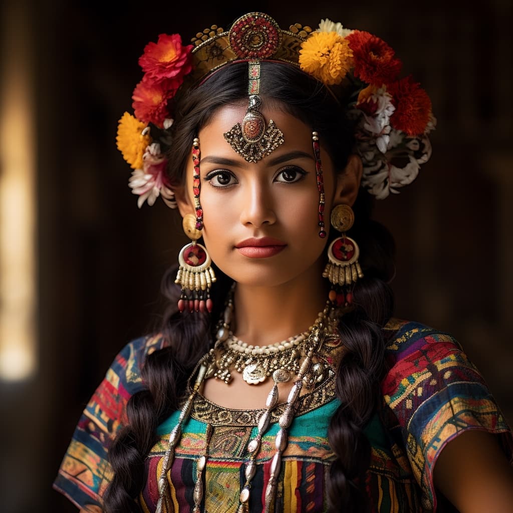 An example of a sexy Mazatec woman