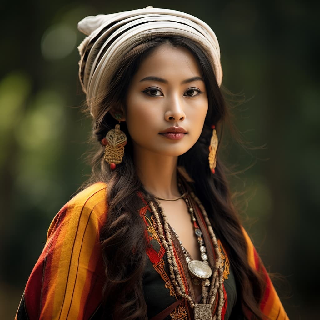 An example of a sexy Mising woman