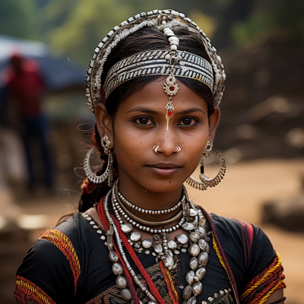 An example of a sexy Nagpuri woman