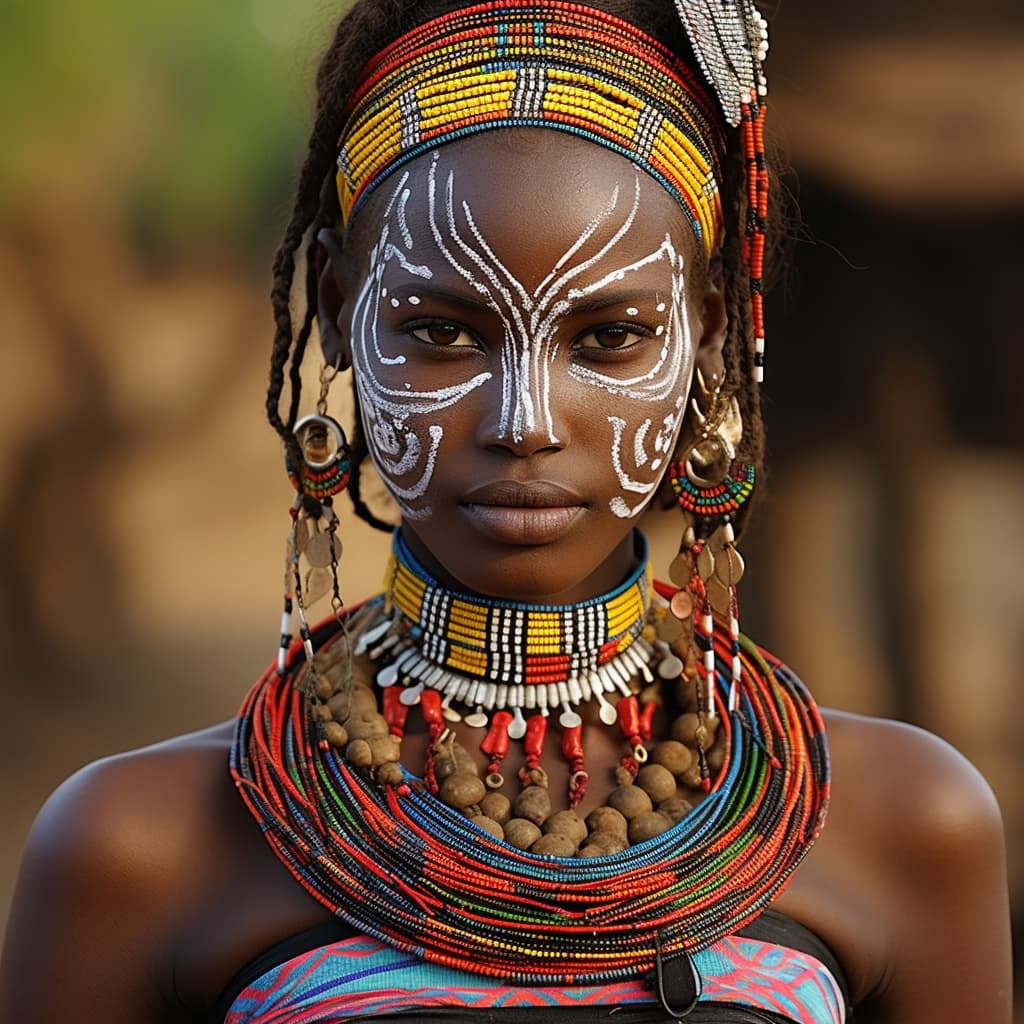 An example of a sexy Nuer woman