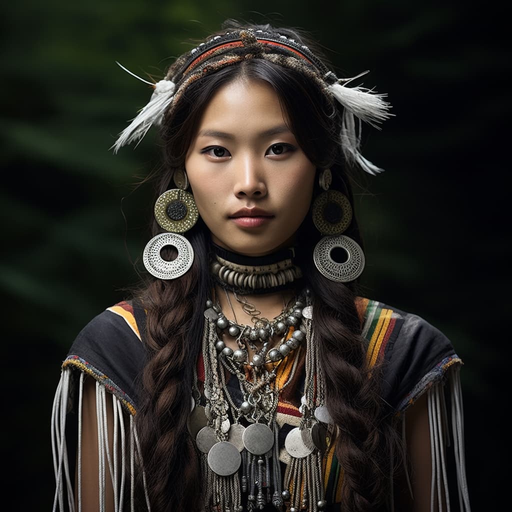 An example of a sexy Nyishi woman