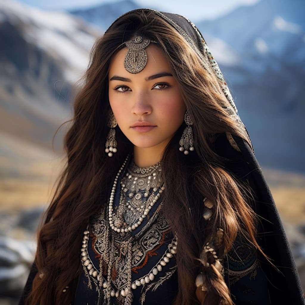 An example of a sexy Pamiris woman