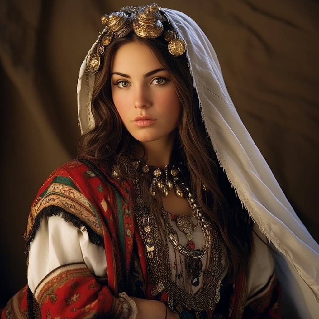 An example of a sexy Qashqai woman