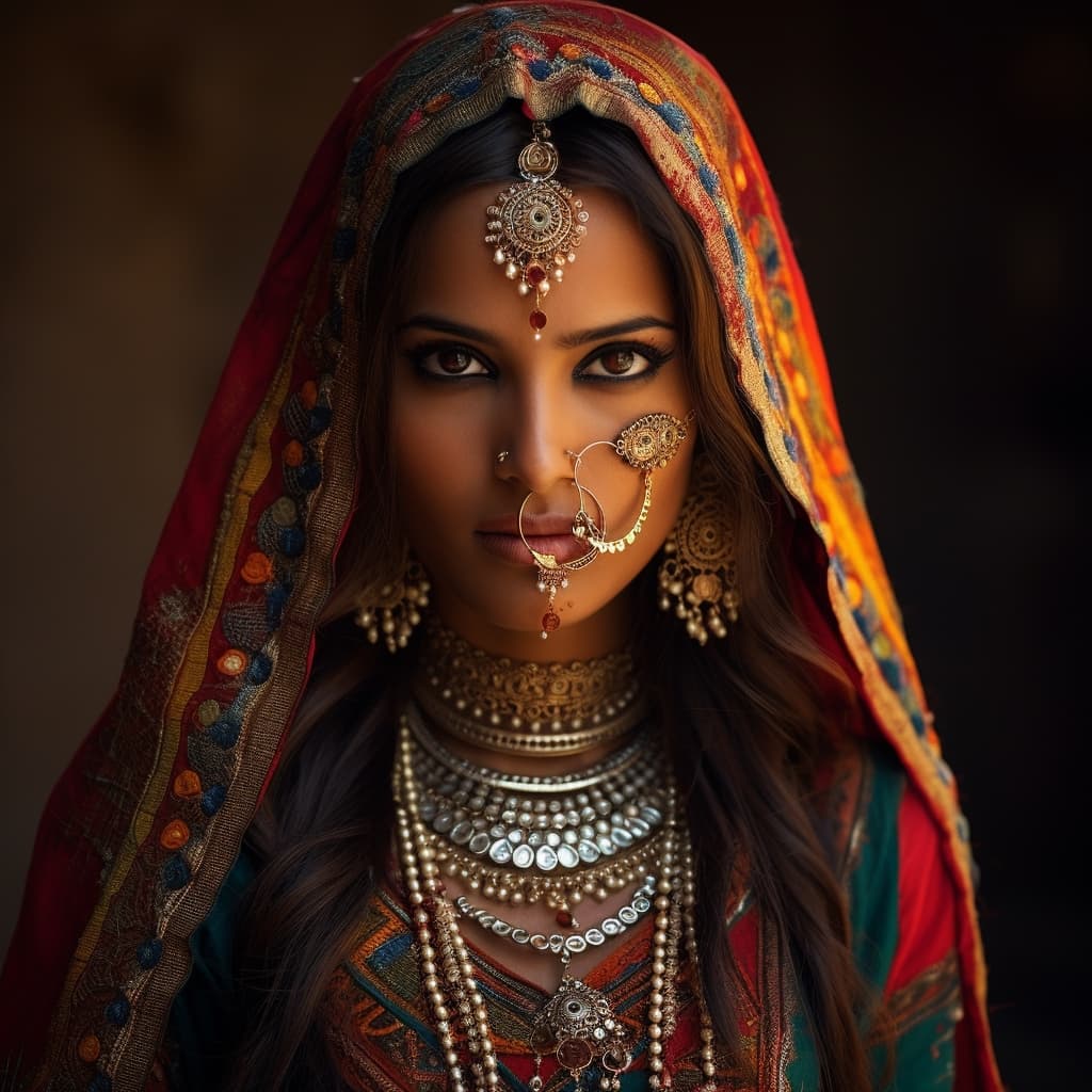An example of a sexy Rajasthanis woman