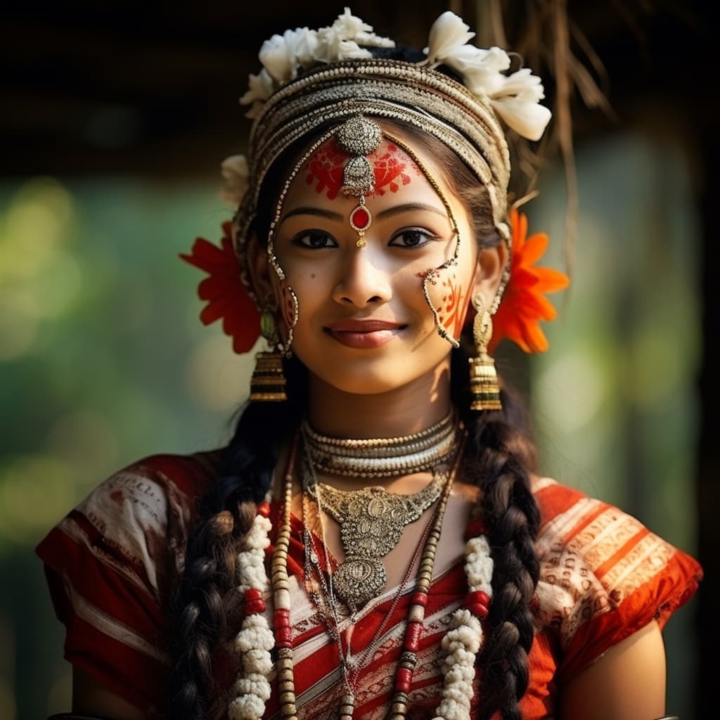 An example of a sexy Rajbongshi woman