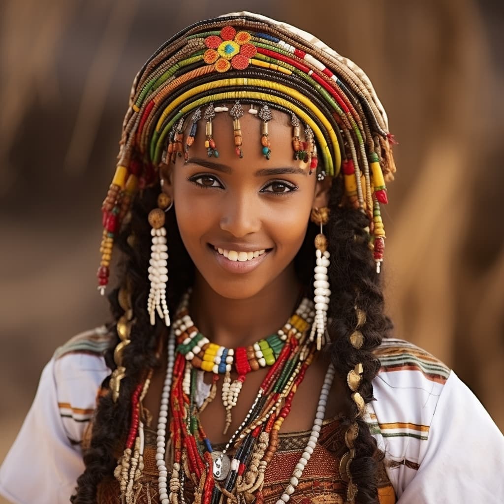 An example of a sexy Saho woman