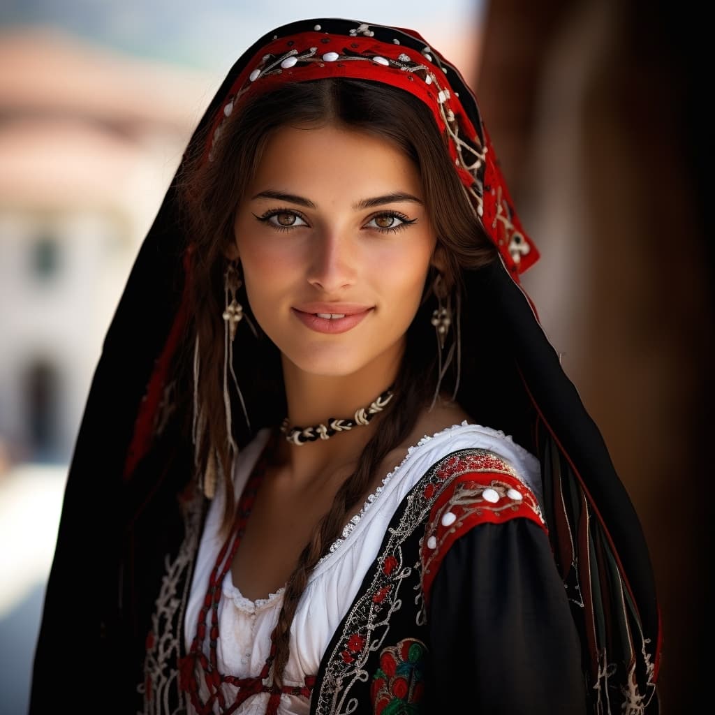 An example of a sexy Sardinians woman