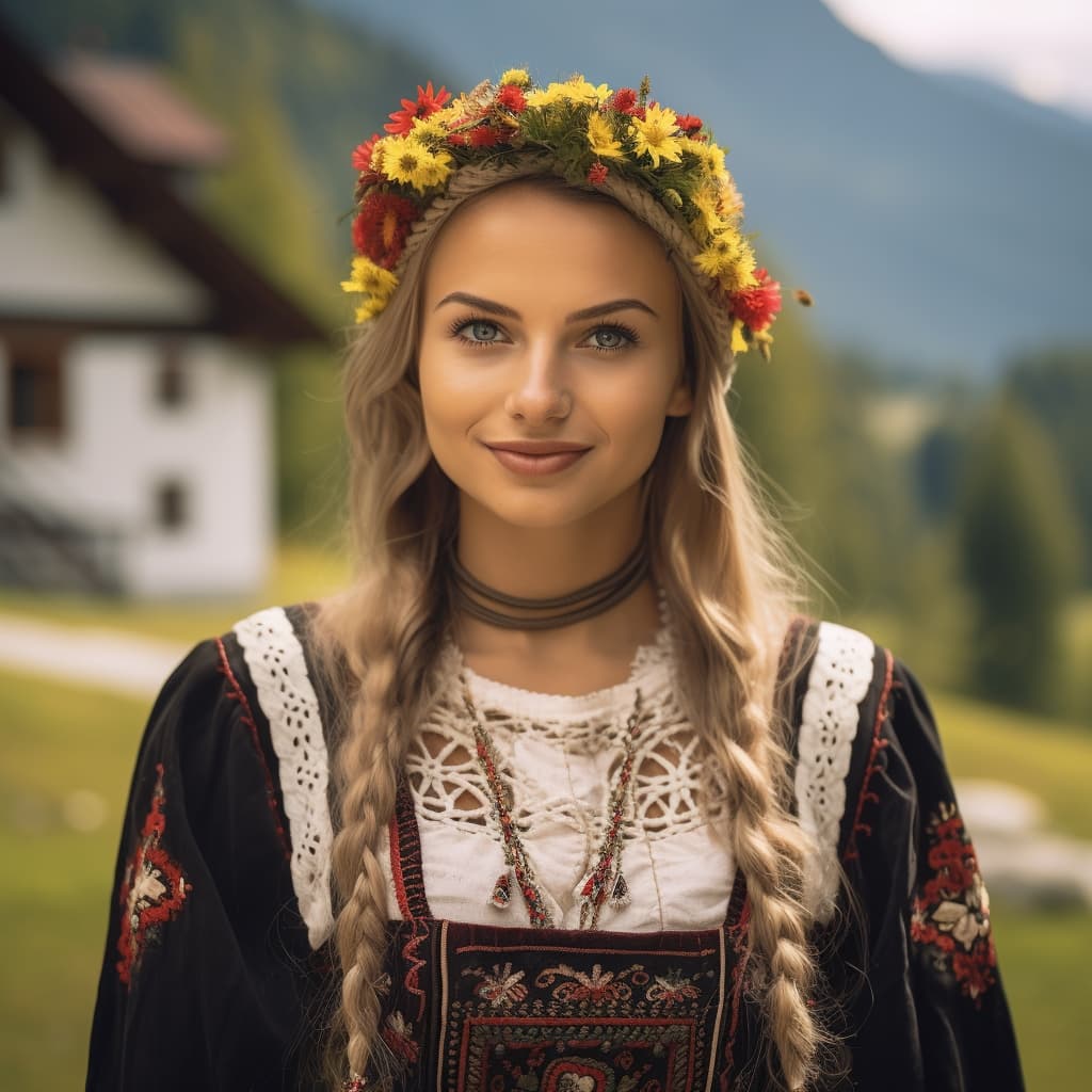 An example of a sexy Slovenes woman