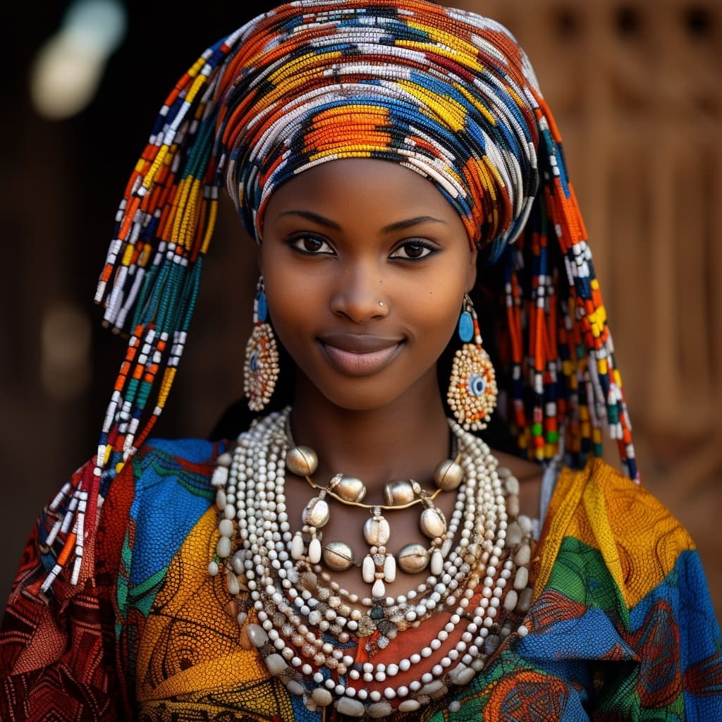 An example of a sexy Songhai woman