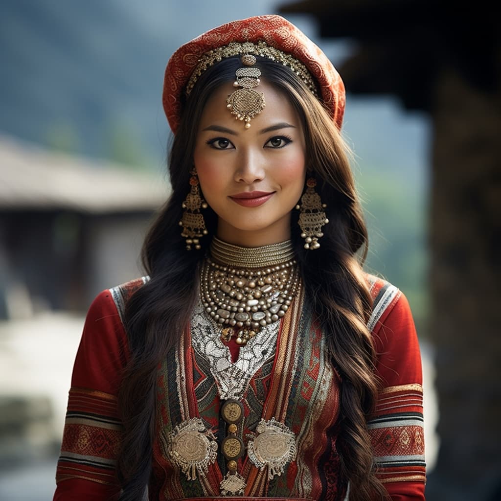 An example of a sexy Tamangs woman