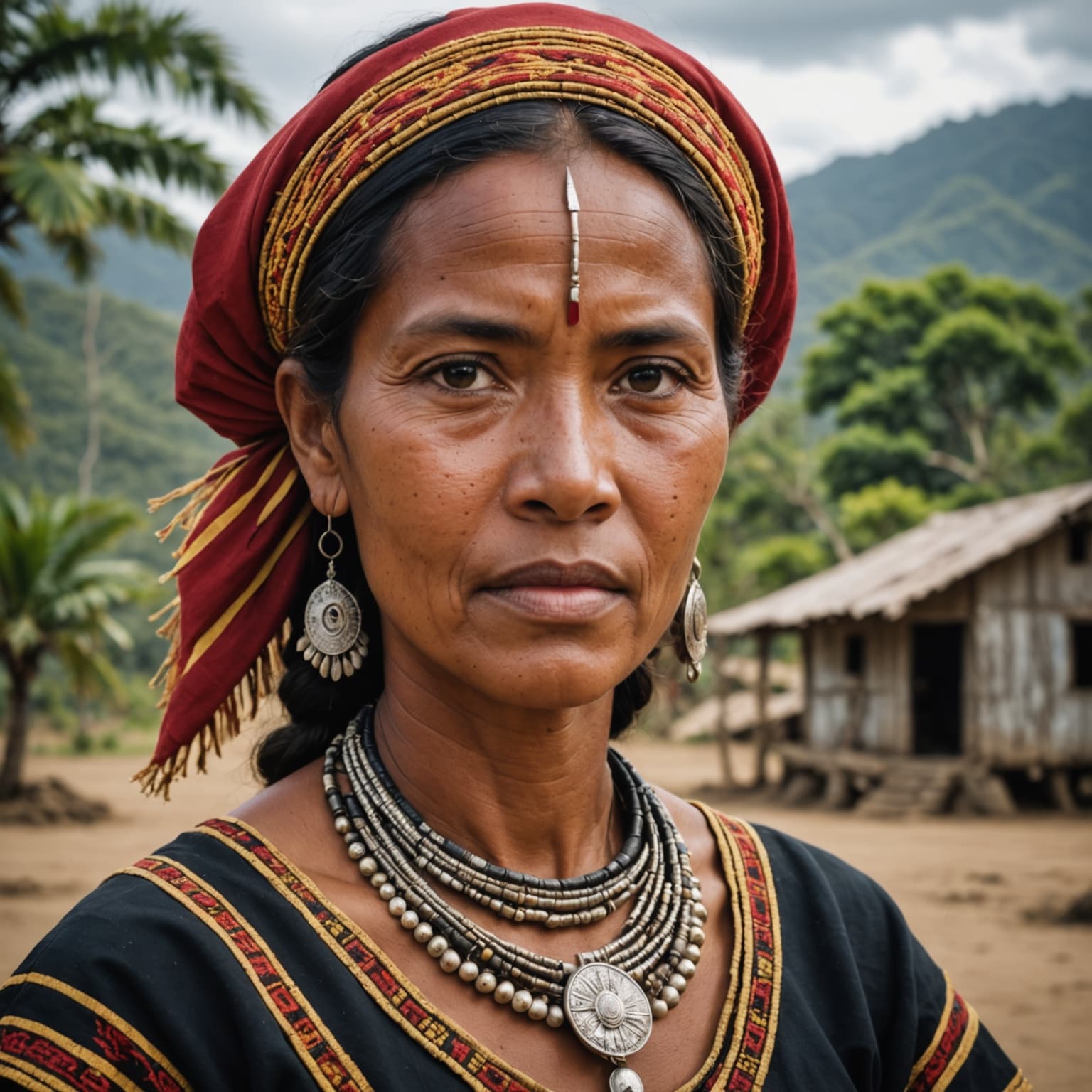 Bunak woman from Timor-Leste and West Timor