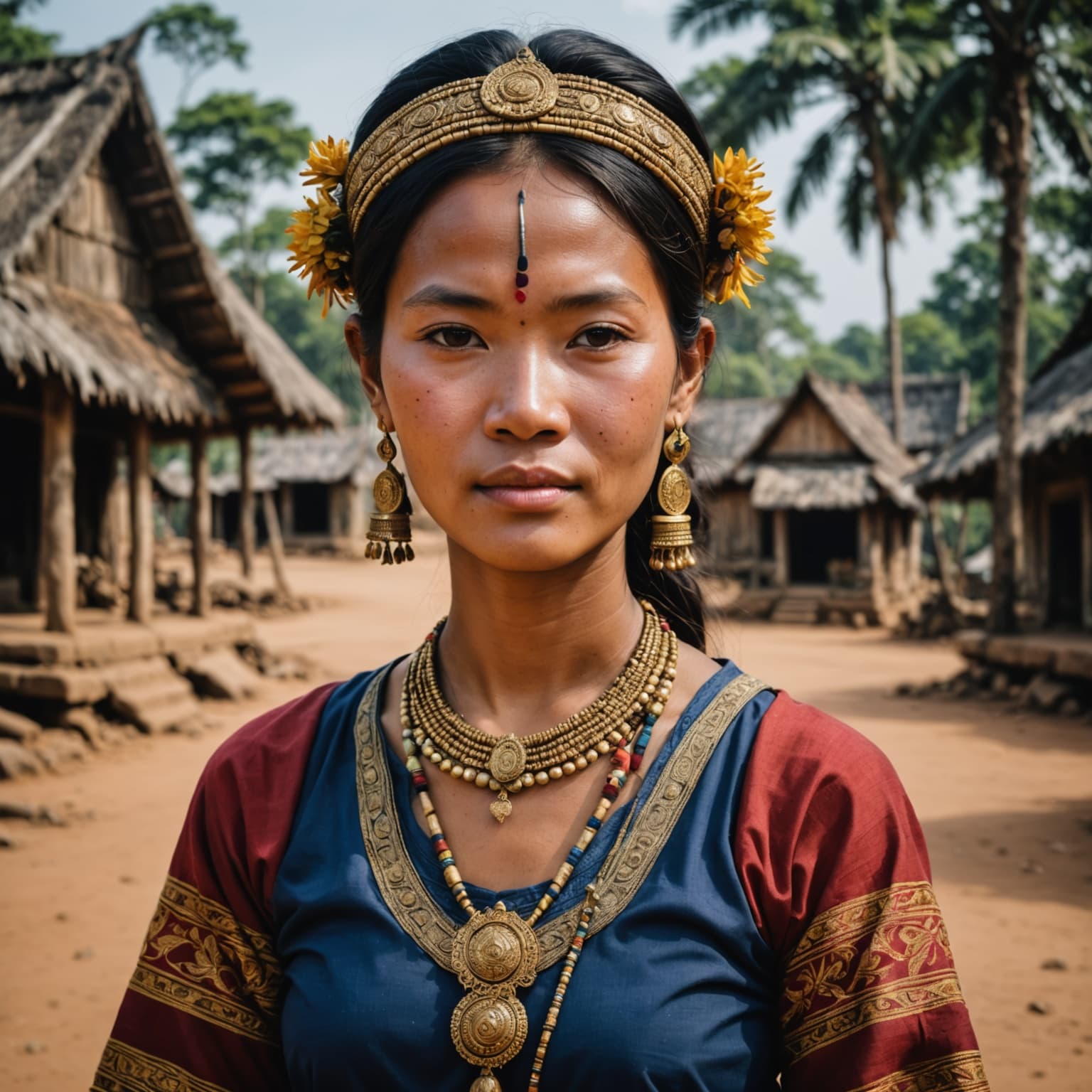 Cambodia Indigenous woman from Cambodia (northeastern provinces)