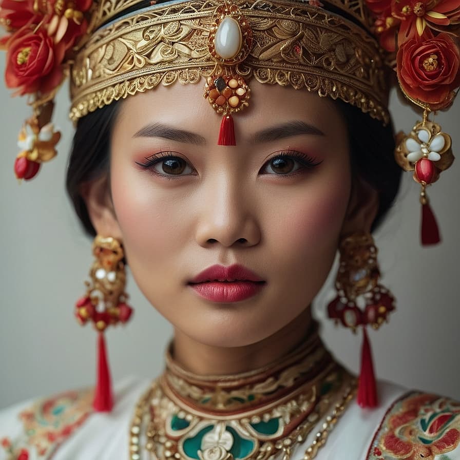 Chinese Bruneian woman from Brunei (Chinese-descended residents)