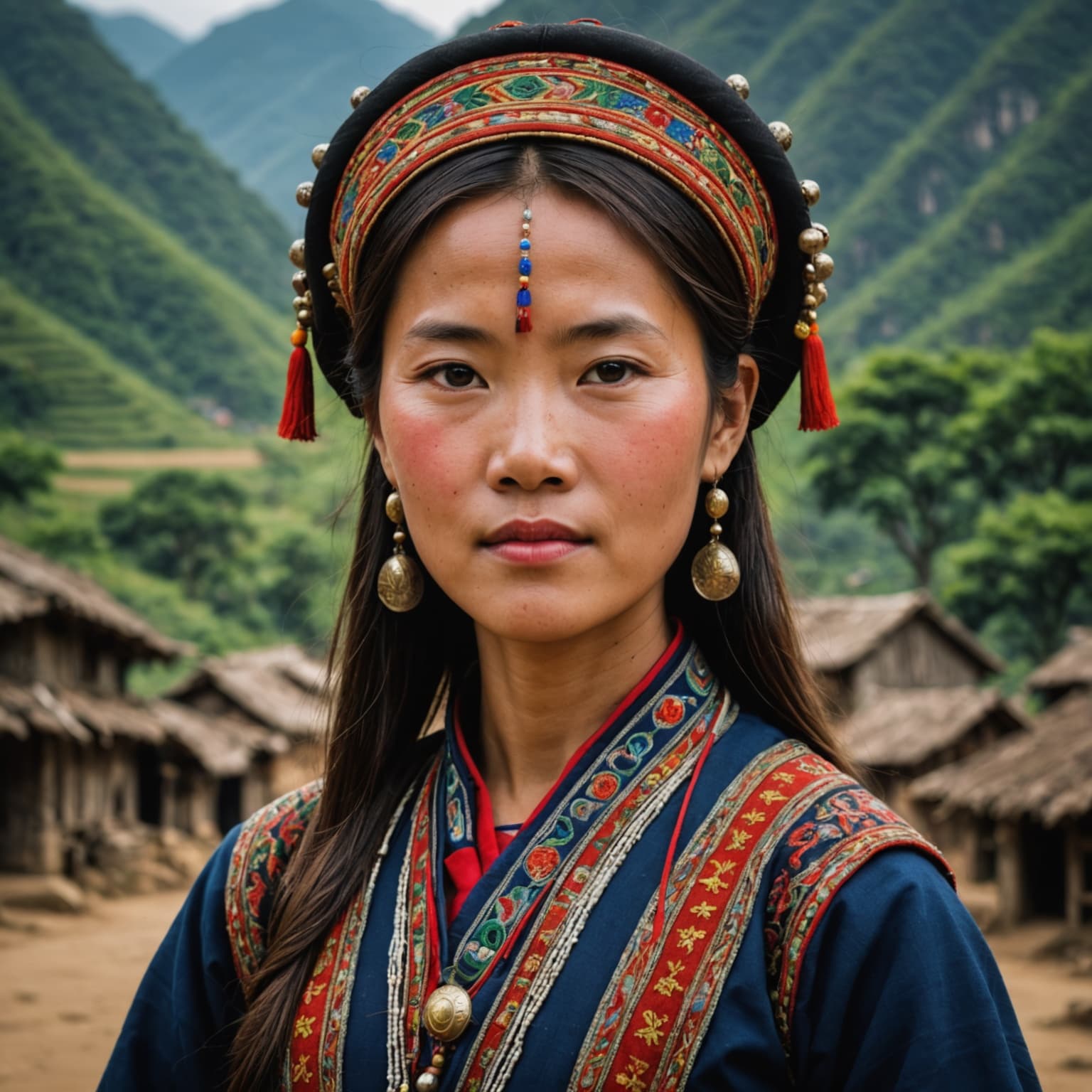 Dao woman from Vietnam (northern mountains) and broader Yao diaspora
