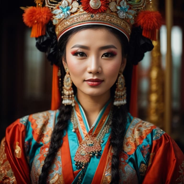 An example of a sexy Evenks woman