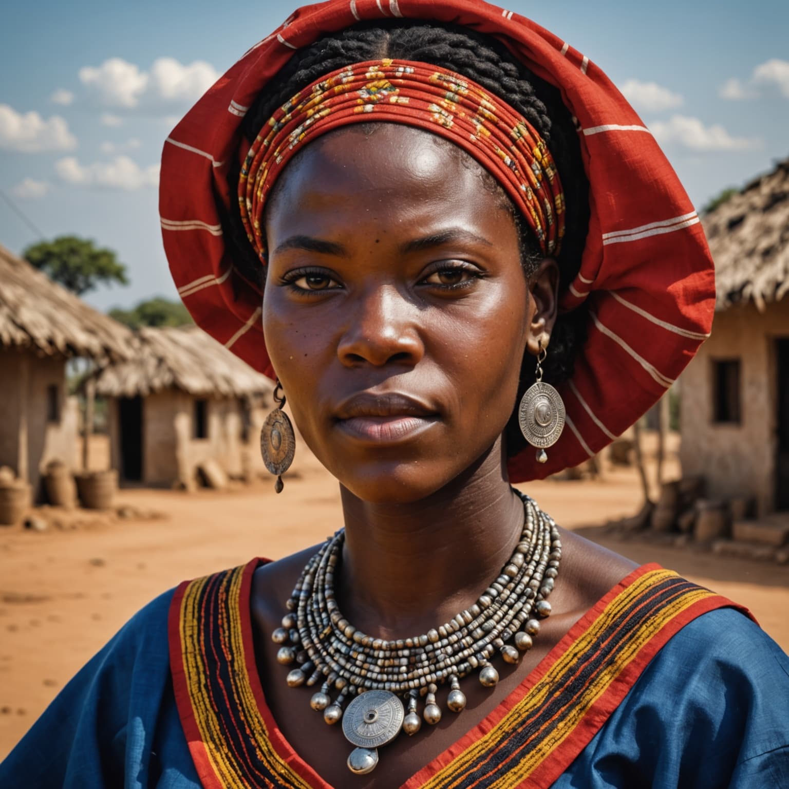 Ganguela woman from Angola (southeastern)