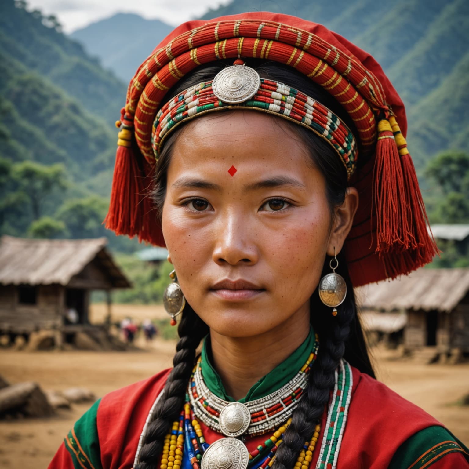 Kachin woman from Myanmar (Kachin State)