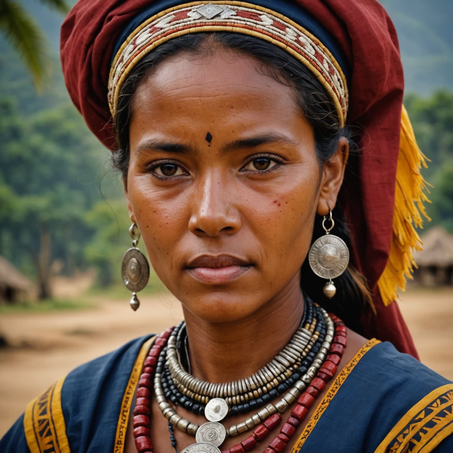 Kemak woman from Timor-Leste (central-northern)