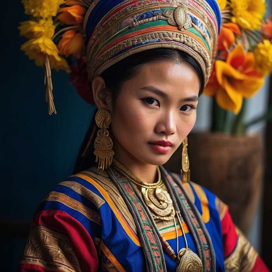 Khmu woman from Laos (northern provinces)