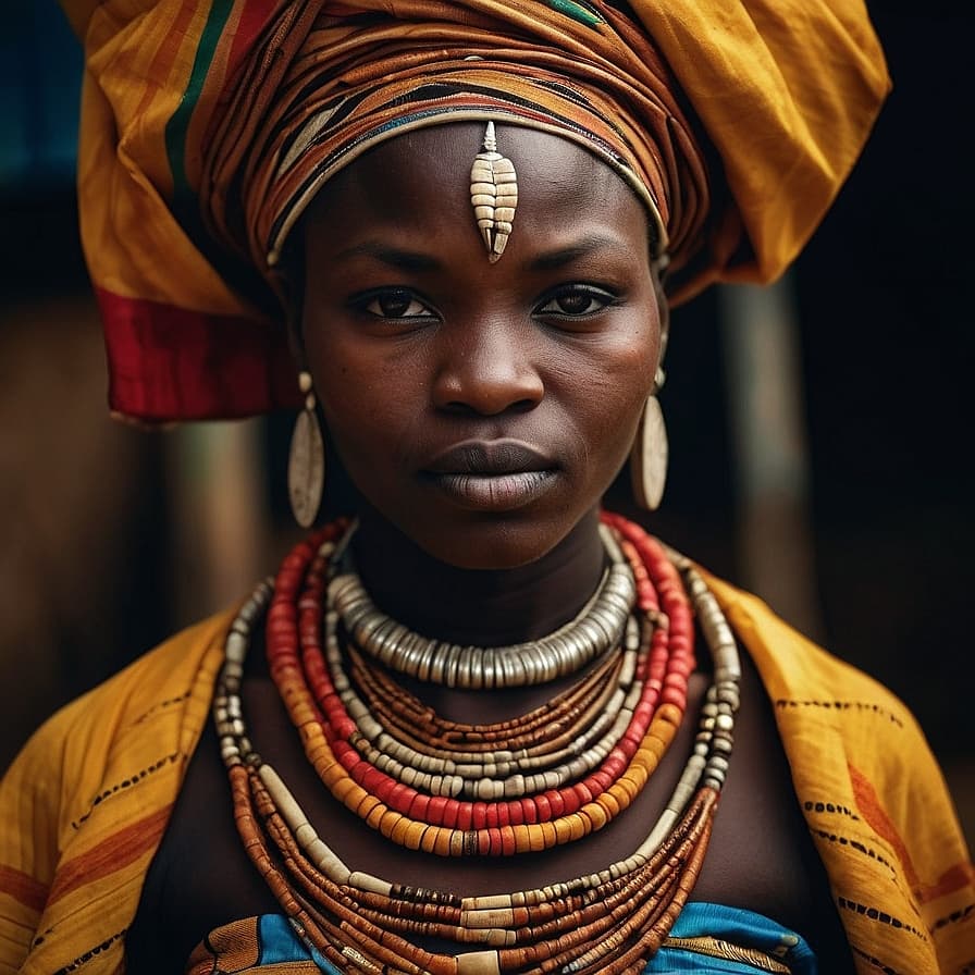 Mboum Mbum woman from Central African Republic, Cameroon