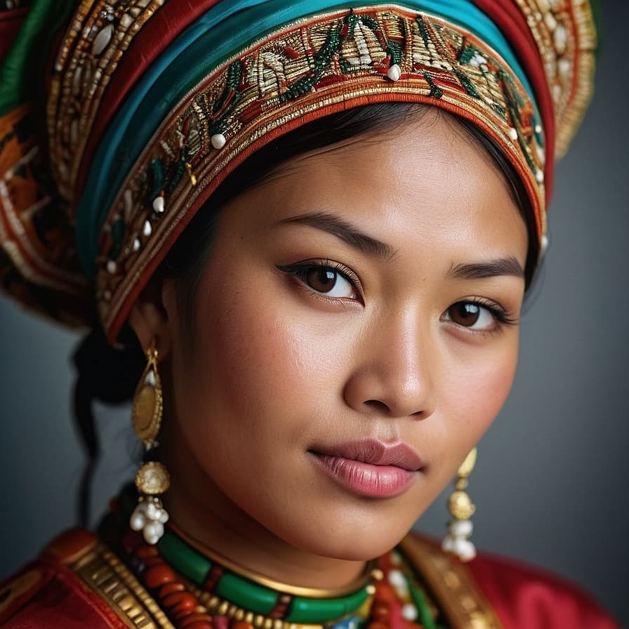 Moro Bangsamoro woman from Philippines (Bangsamoro / Mindanao)