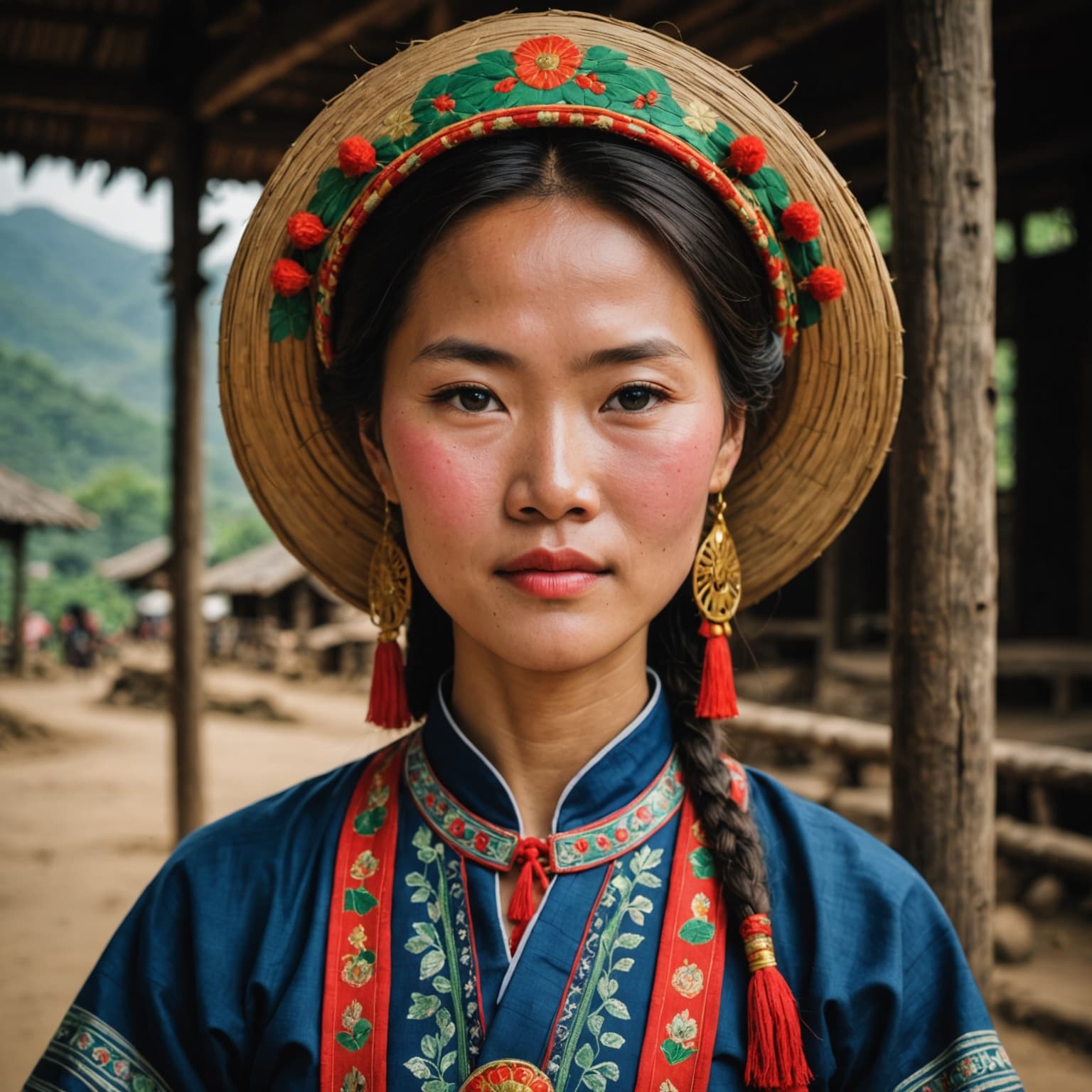 Muong woman from Vietnam (northern)