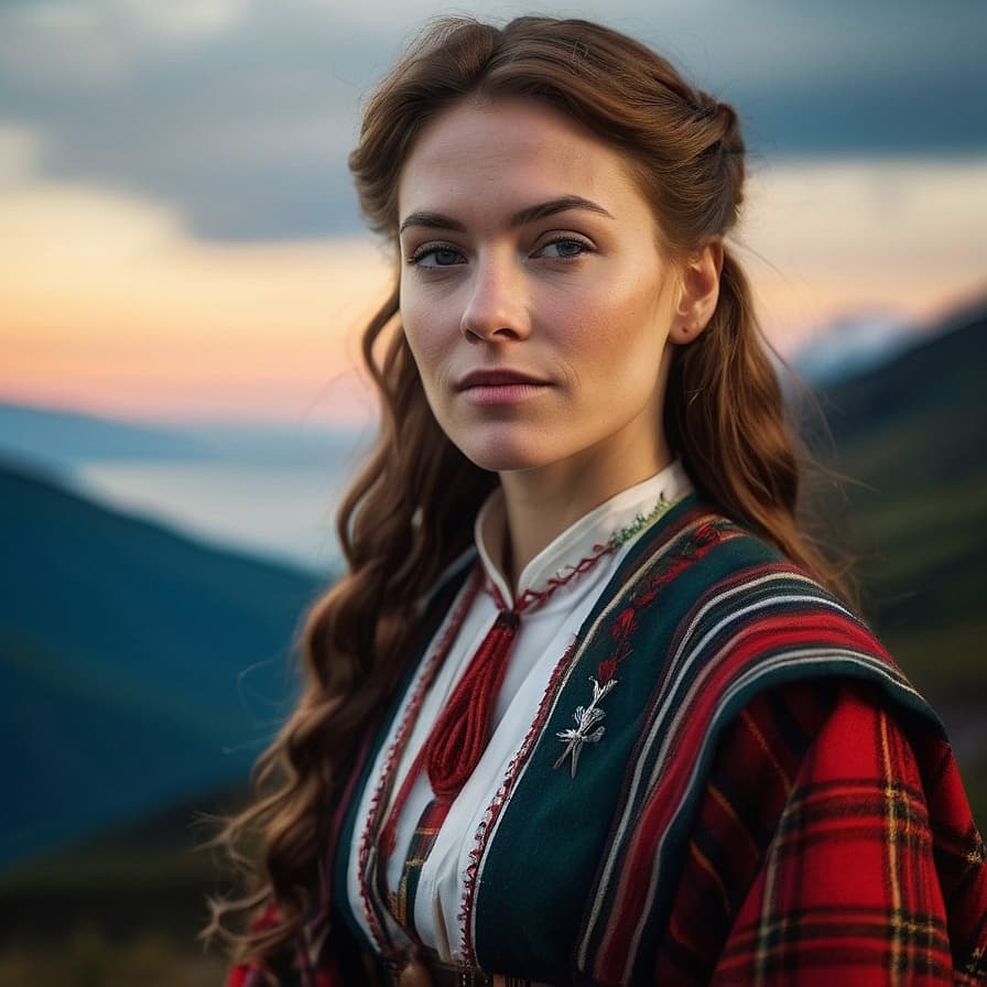 Scottish Canadian woman from Canada