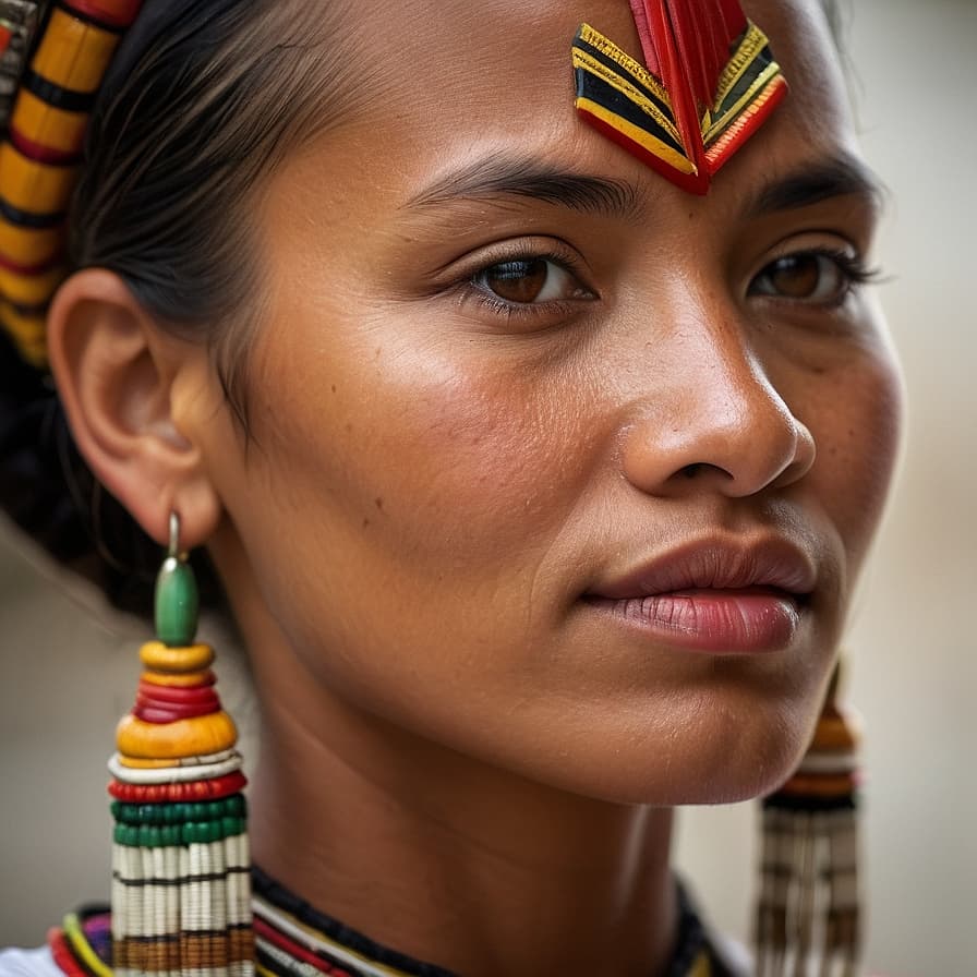Tetum woman from Timor-Leste and West Timor