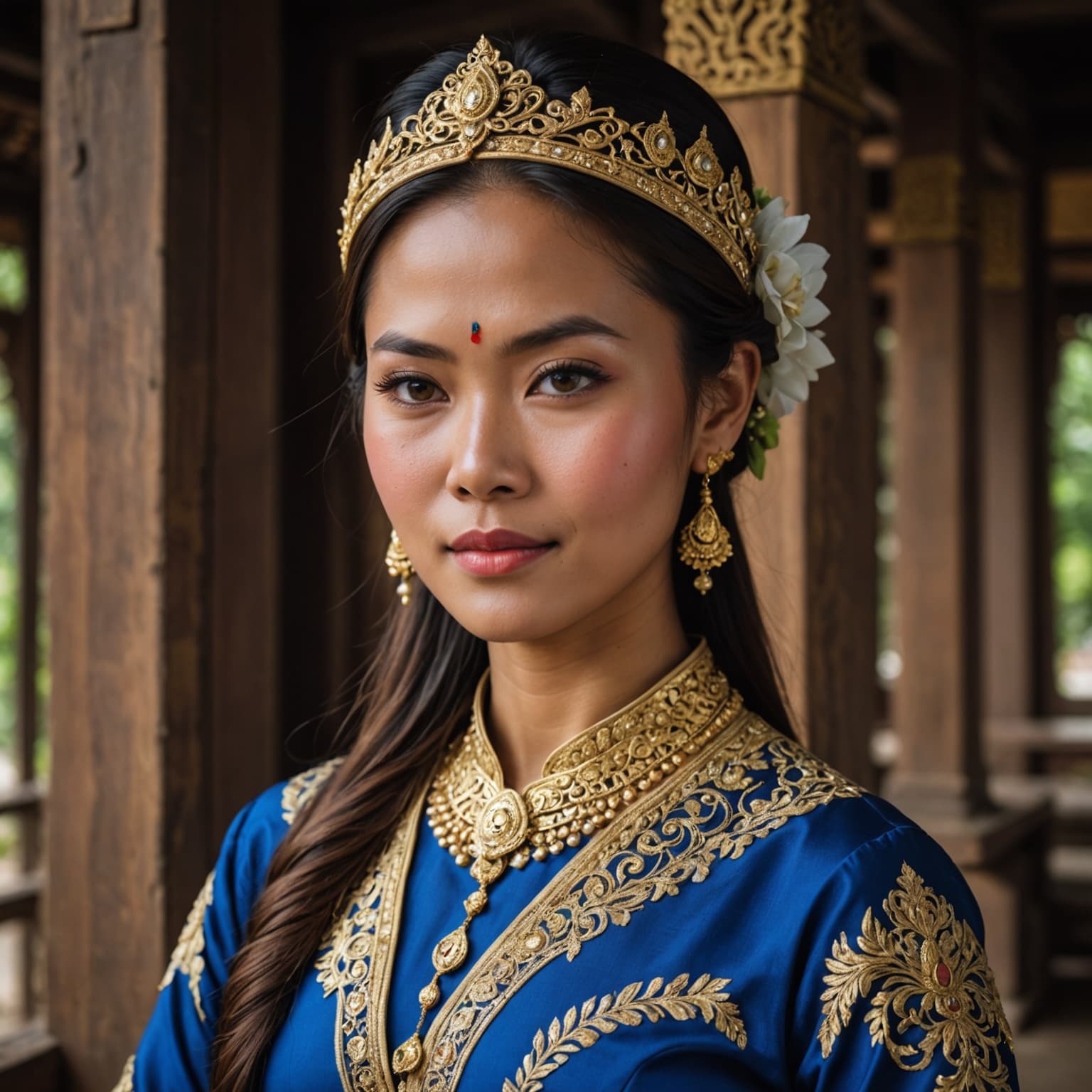 Thai Malay woman from Thailand (Deep South) and Malaysia