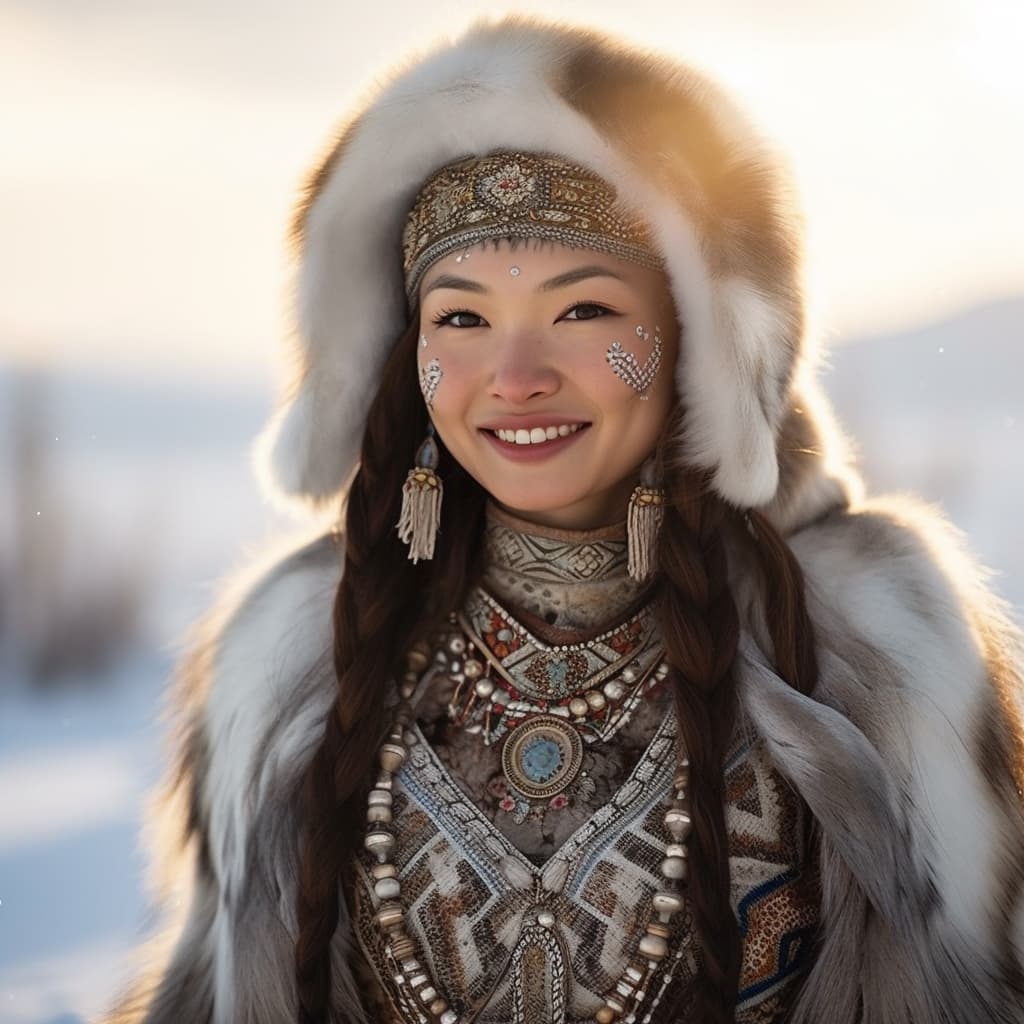 An example of a sexy Yakuts woman