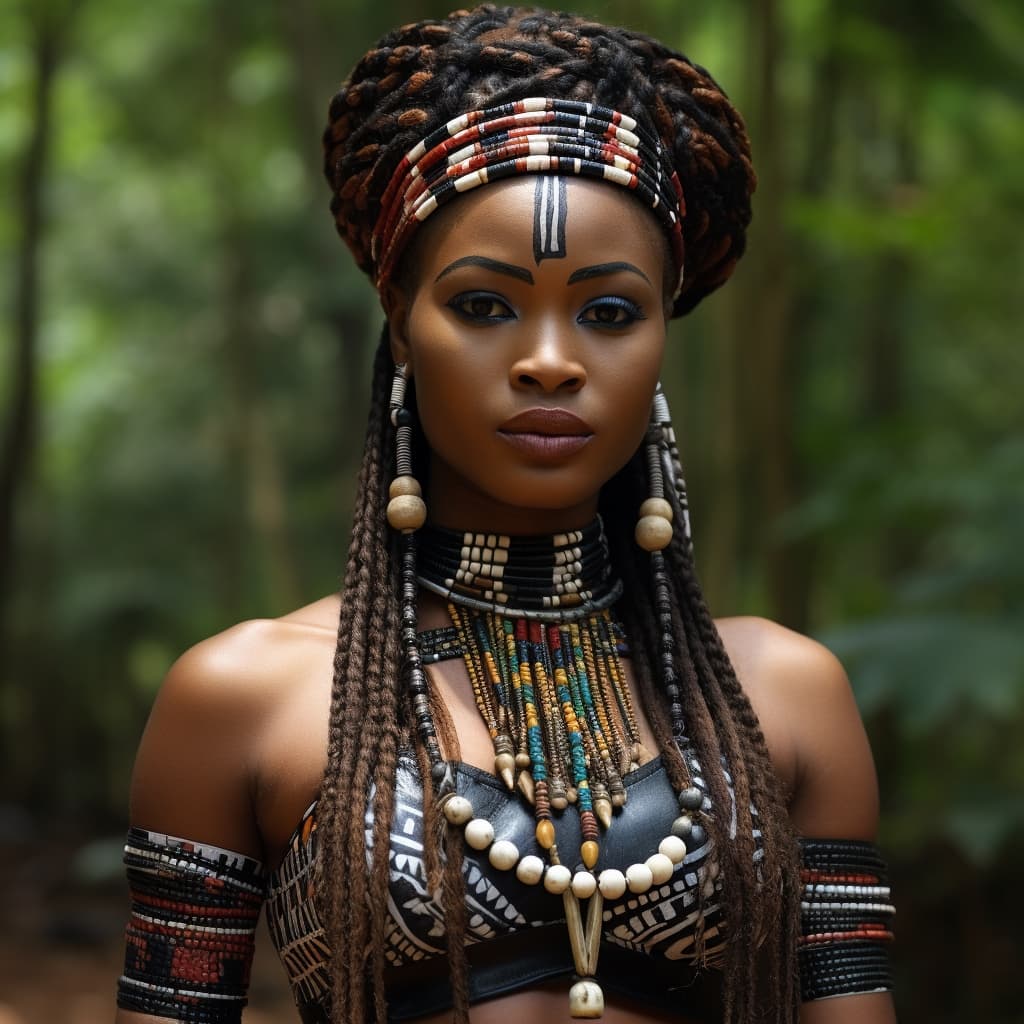 An example of a sexy Idoma woman