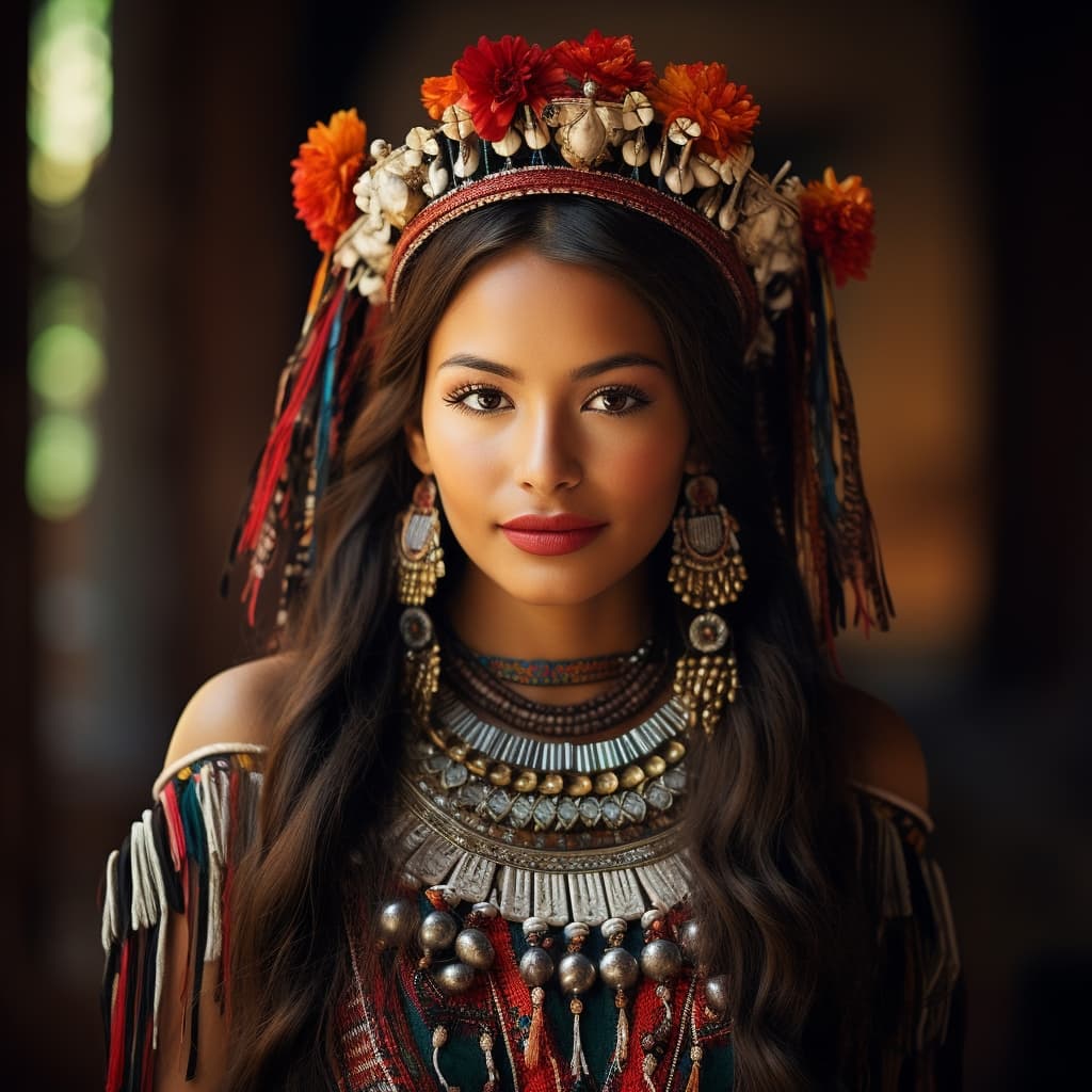 An example of a sexy Nahuas woman