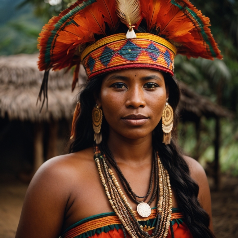 An example of a sexy Emberá woman